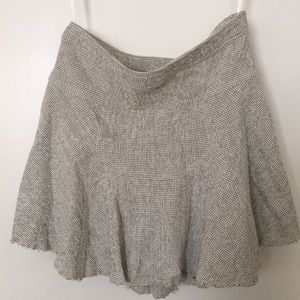 Free People Tweed Mini Skirt